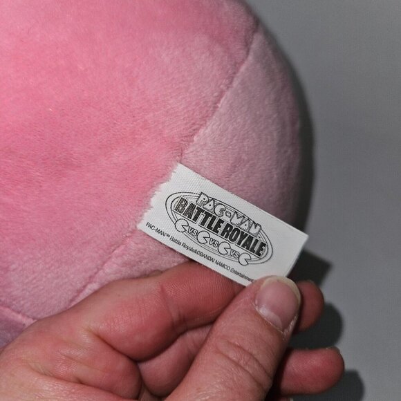 Pac-Man Battle Royale Pink Plush 8" Stuffed Toy Factory Video Game Novelty - Picture 6 of 9